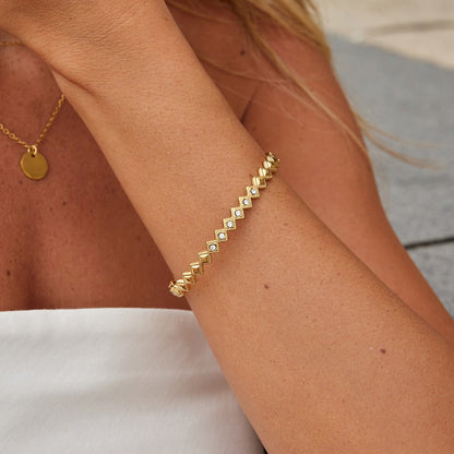 Elle Marquise Crystal Cuff
