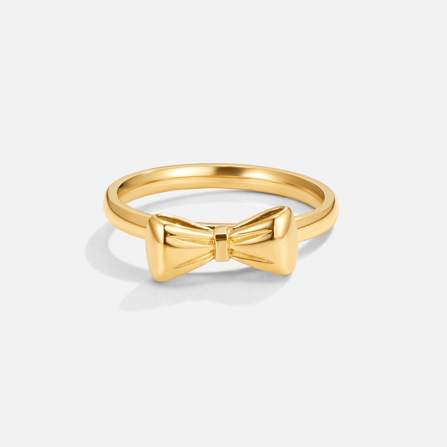 Ellie Bow Gold-Tone Ring