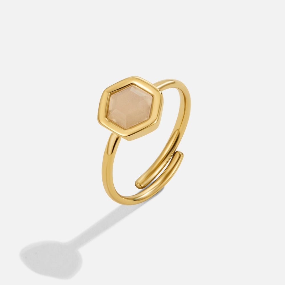 Ember Gold-Tone Stone Ring