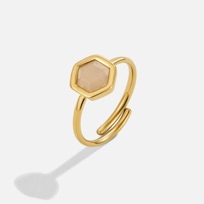 Ember Gold-Tone Stone Ring