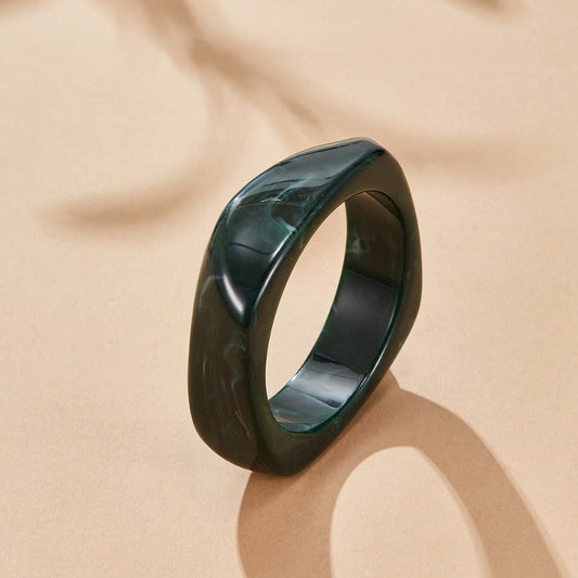 Emerald Green Swirl Bangle