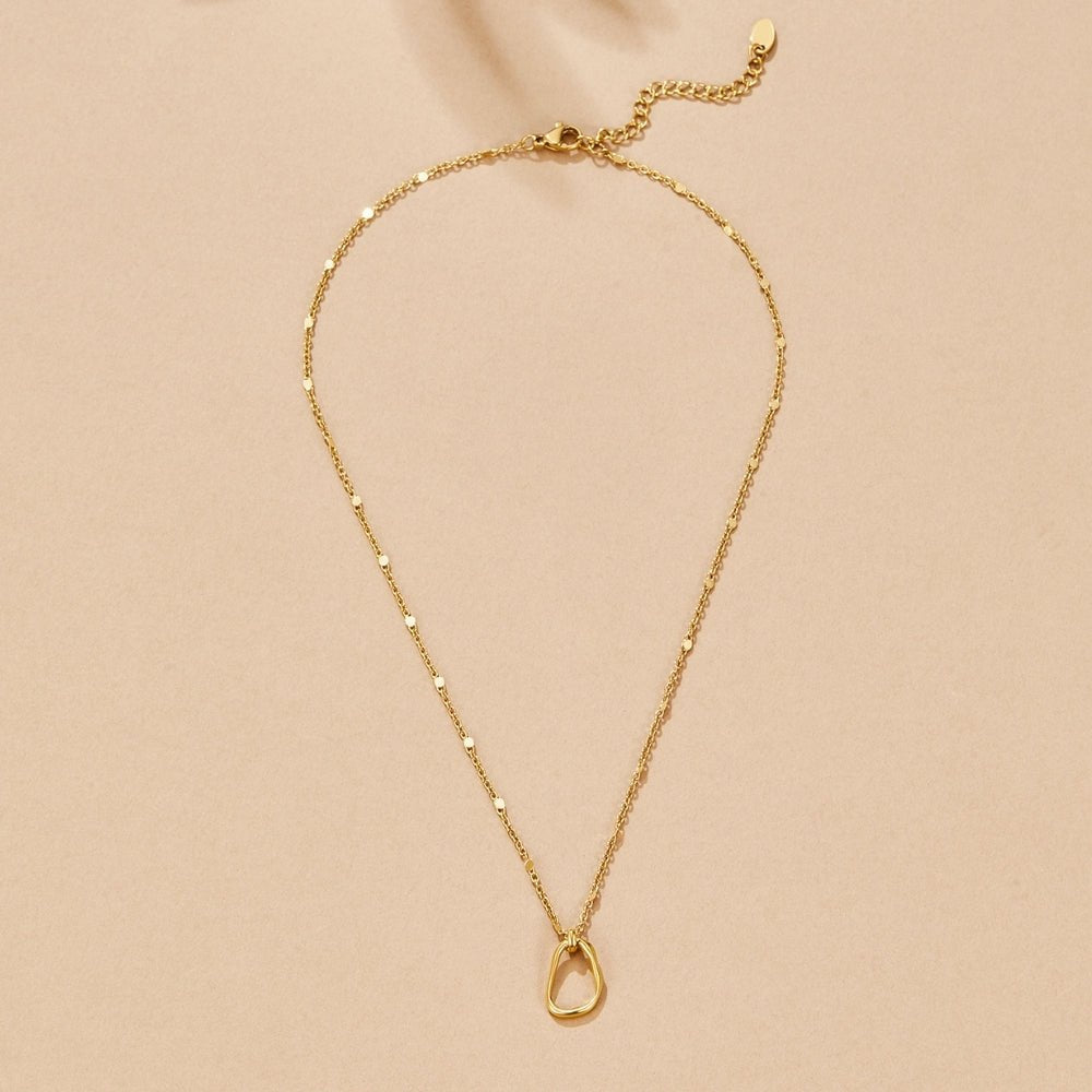 Erin Gold-Tone Pendant Necklace