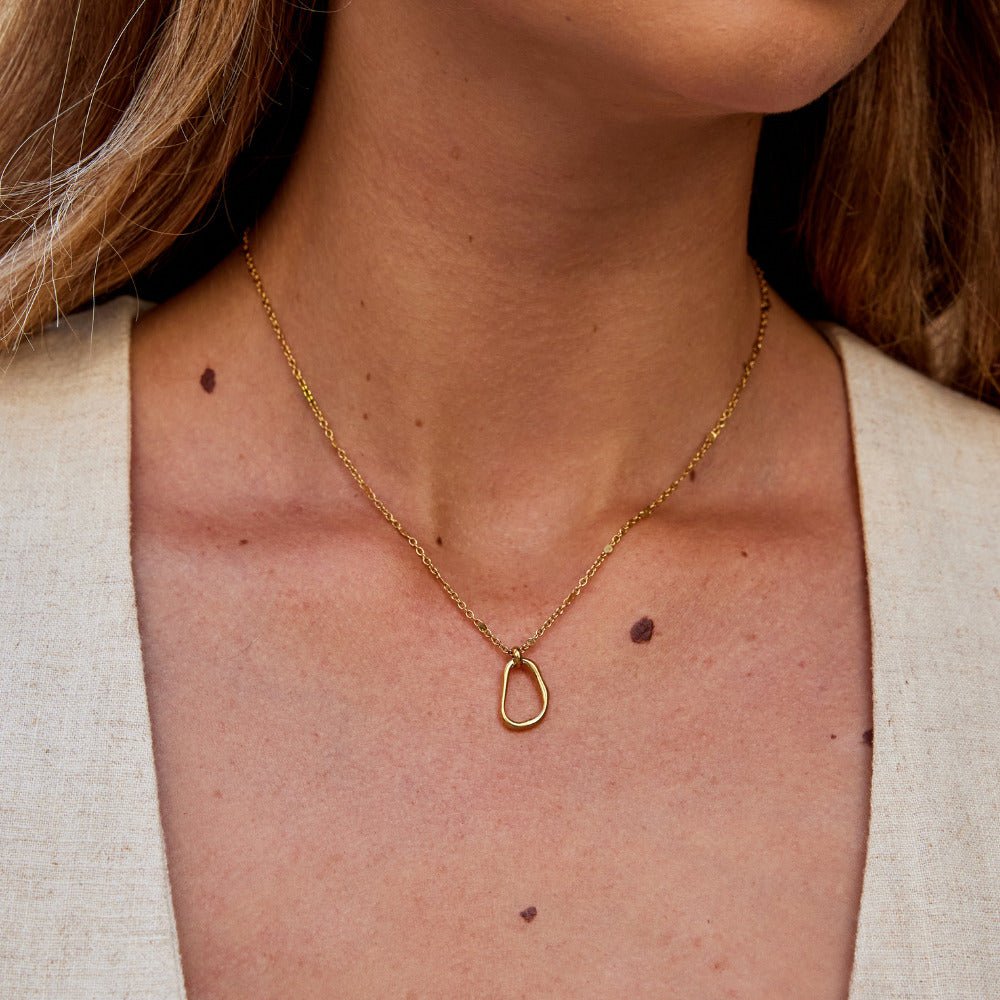 Erin Gold-Tone Pendant Necklace