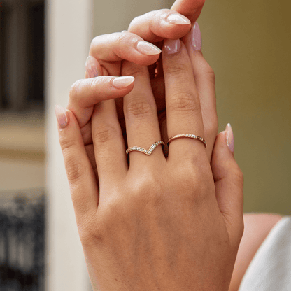 Crown Eternity Crystal Ring