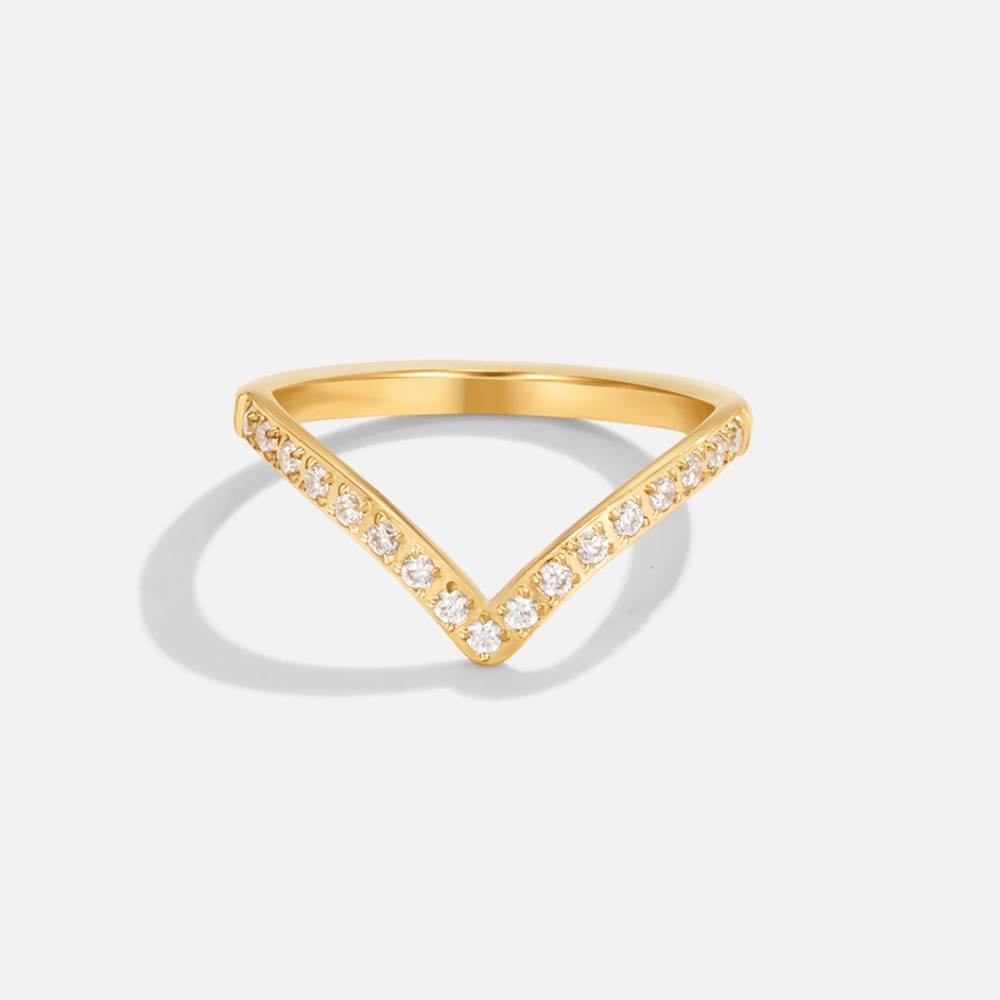 Crown Eternity Crystal Ring