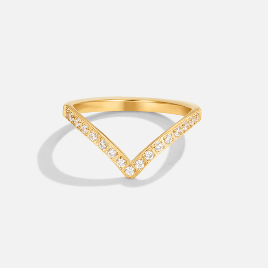 Crown Eternity Crystal Ring