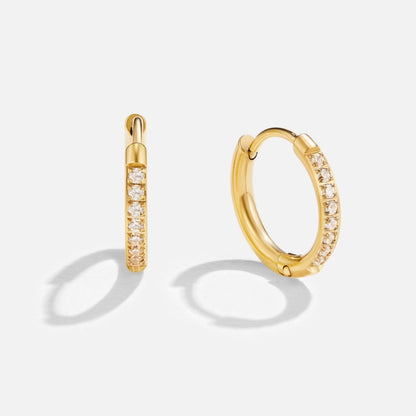 Eternity Gold-Tone Hoop Earrings