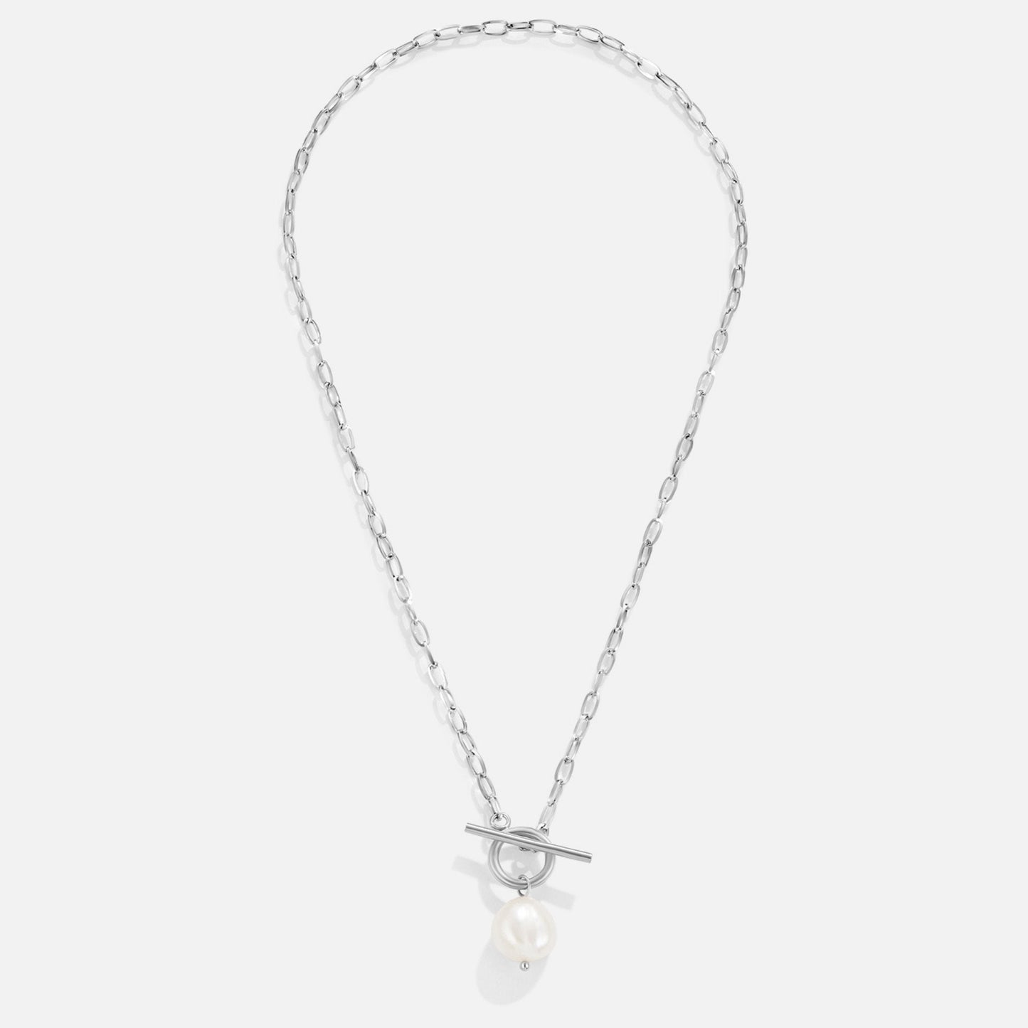 Eva Freshwater Pearl Silver-Tone Necklace