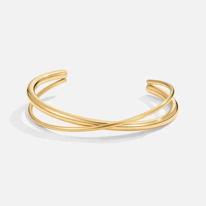 Eva Gold-Tone Twist Bracelet