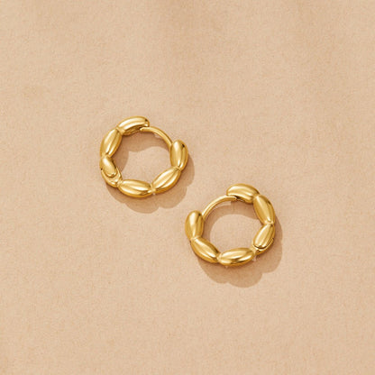 Evan Beaded Hoop Earrings