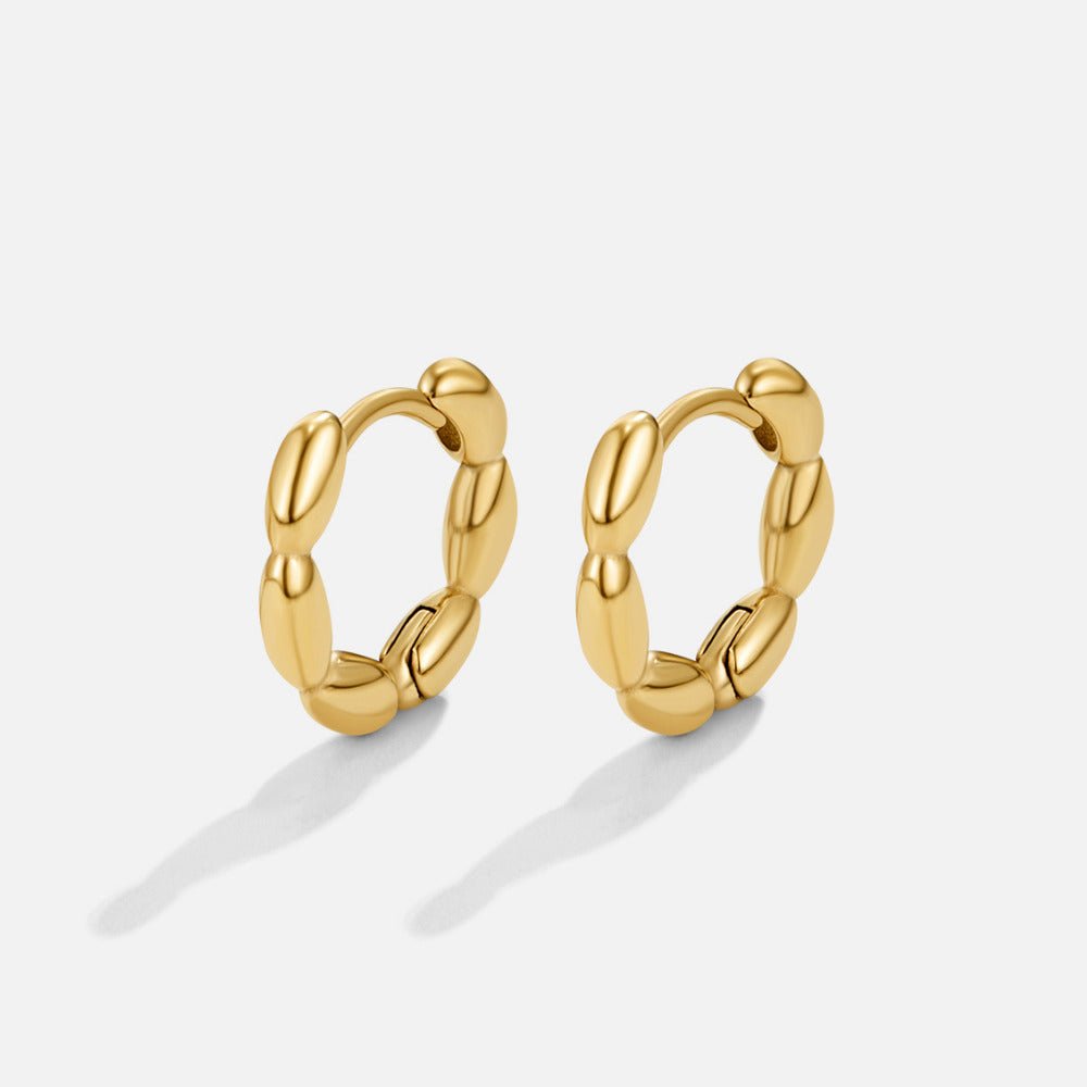 Evan Beaded Hoop Earrings