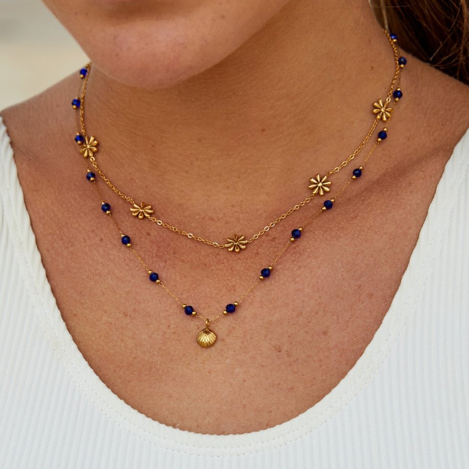 Flower Power Gold-Tone Necklace