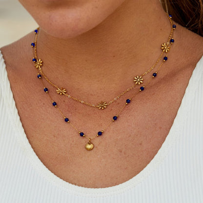 Flower Power Gold-Tone Necklace