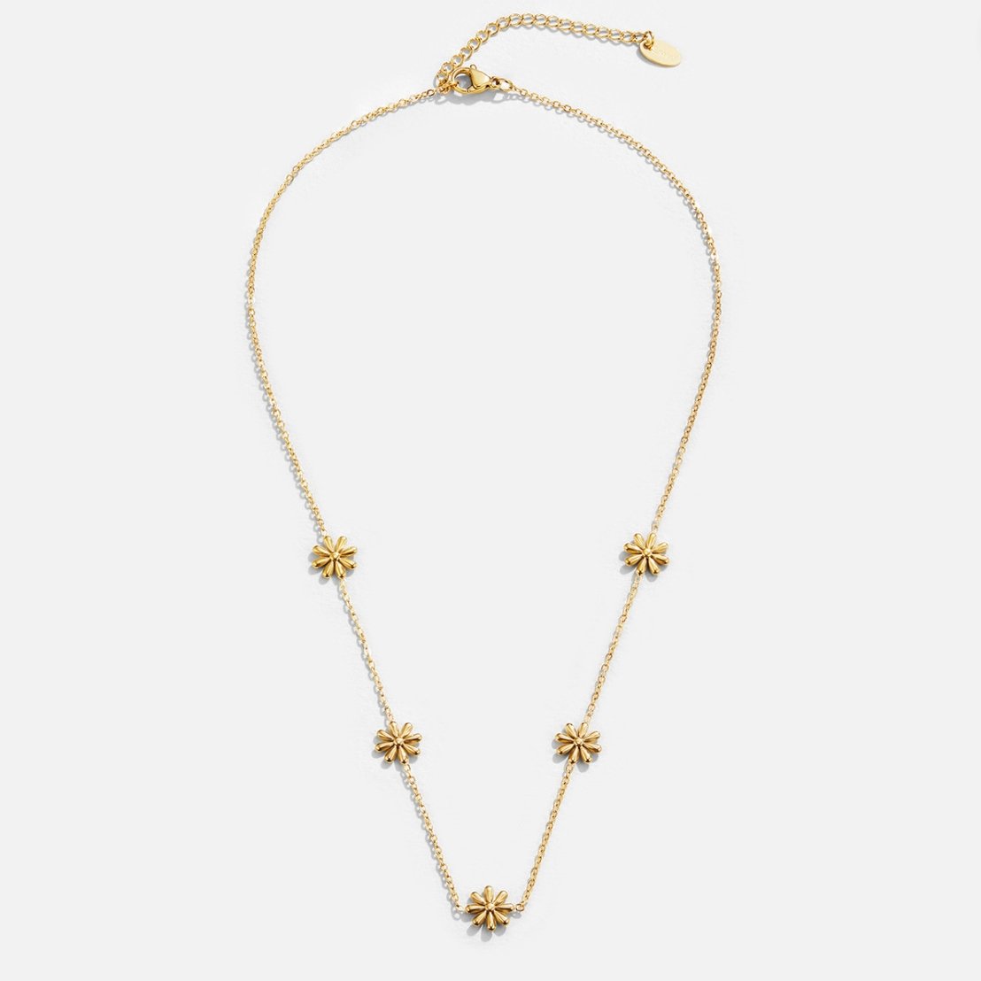 Flower Power Gold-Tone Necklace