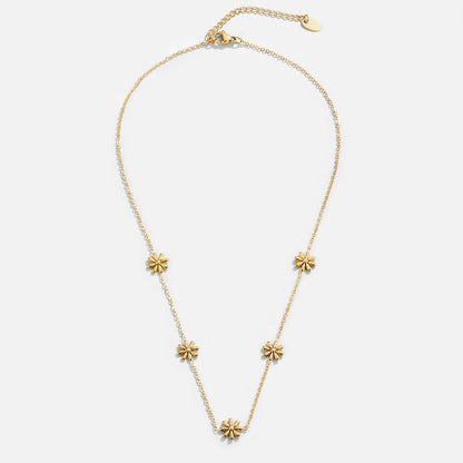 Flower Power Gold-Tone Necklace