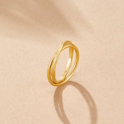 Entwined Forever Gold-Tone Ring
