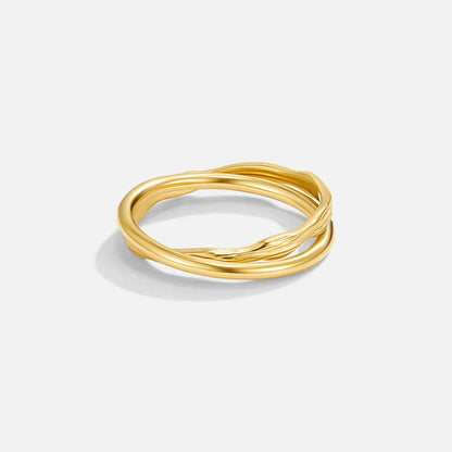 Entwined Forever Gold-Tone Ring