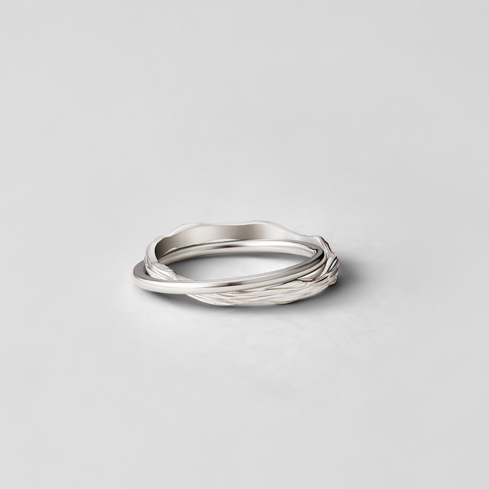 Forever Entwined Silver-Tone Ring