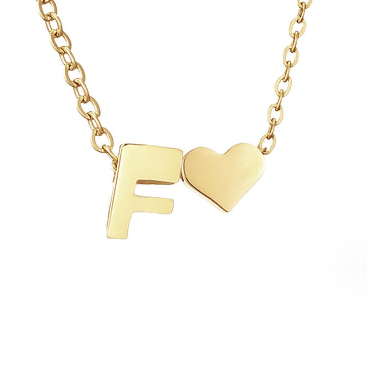 Forever Love Letter Gold-Tone Necklace