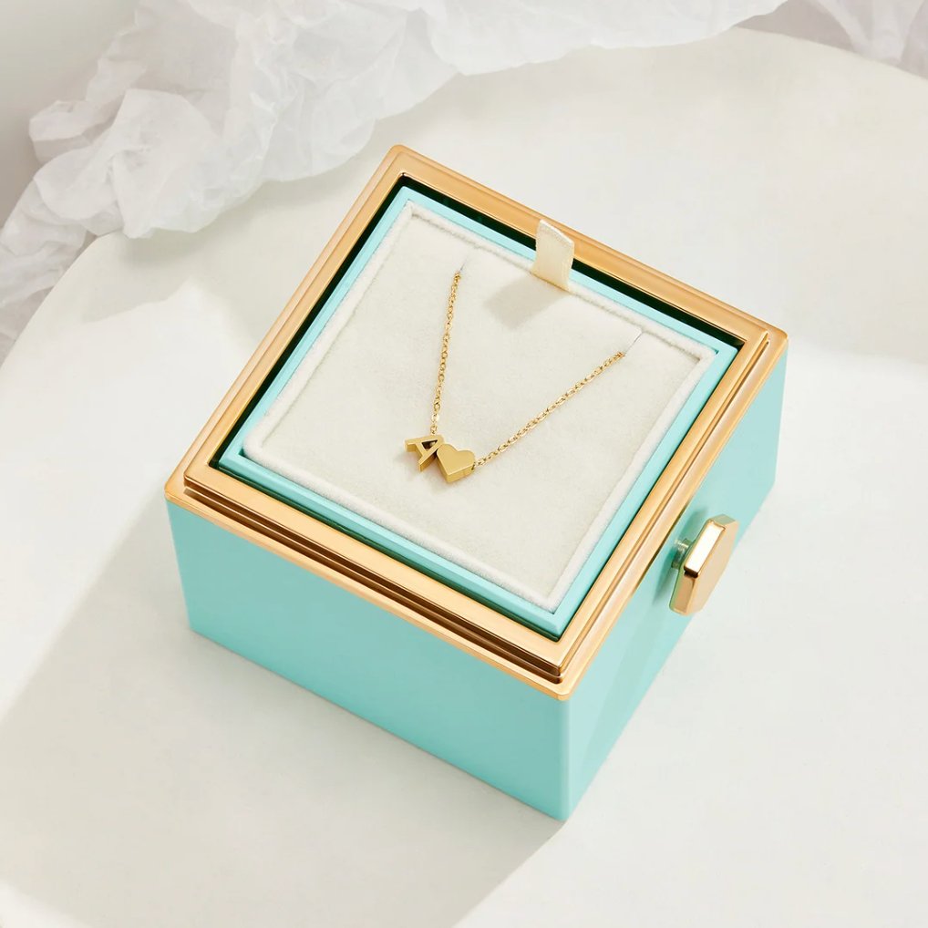 Forever Love Letter Gold-Tone Necklace