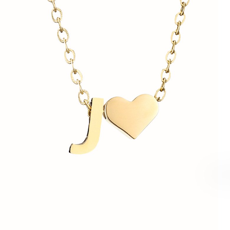 Forever Love Letter Gold-Tone Necklace