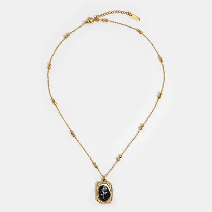 Rose Pendant Necklace