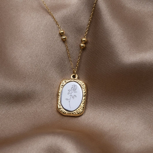 Rose Pendant Necklace