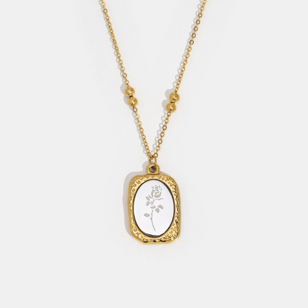 Rose Pendant Necklace