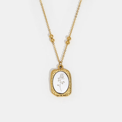 Rose Pendant Necklace