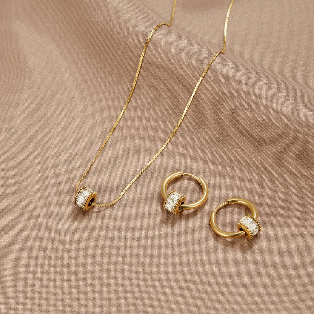 Gigi Gold-Tone Crystal Necklace