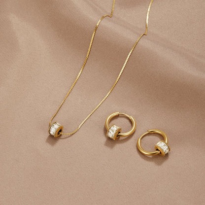 Gigi Gold-Tone Crystal Necklace