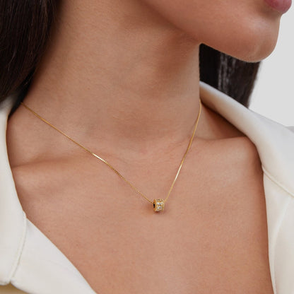 Gigi Gold-Tone Crystal Necklace