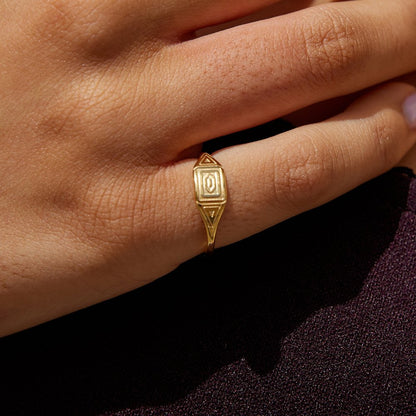 Gold-Tone Adaline Ring
