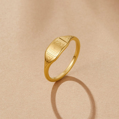 Gold-Tone Adaline Ring
