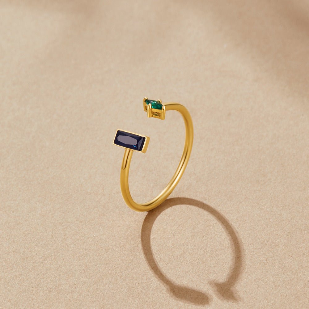 Amore Gold-Tone Crystal Ring