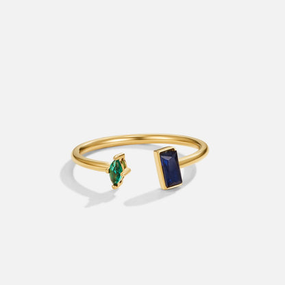 Amore Gold-Tone Crystal Ring