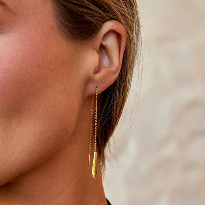 Dakota Gold-Tone Tassel Earrings