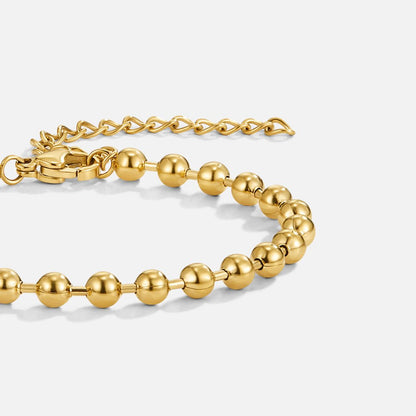 Lulu Gold-Tone Bead Bracelet