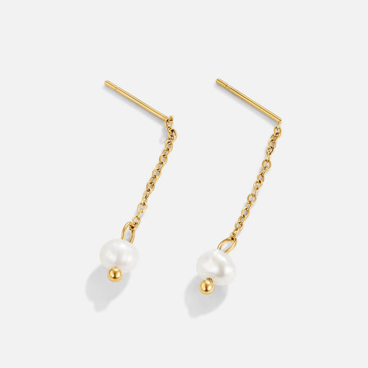 Gold-Tone Maria Pearl Drops