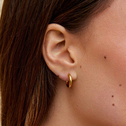 Gold-Tone Mini Hoop Trio Set