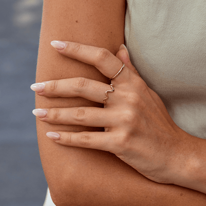 Gold-Tone Zoe Ring