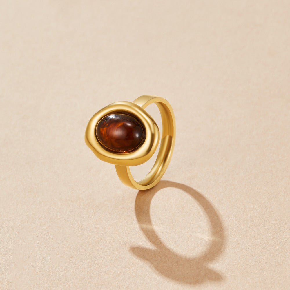 Amber Golden Ring