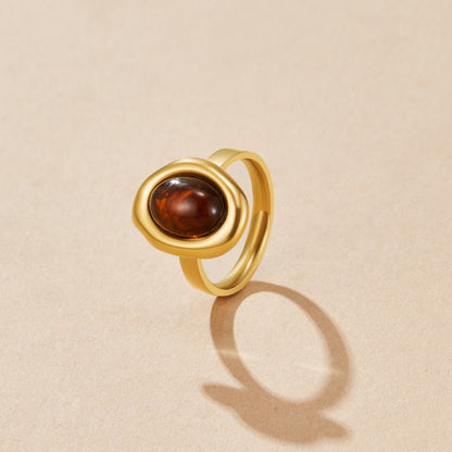 Amber Golden Ring