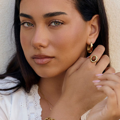 Amber Golden Ring