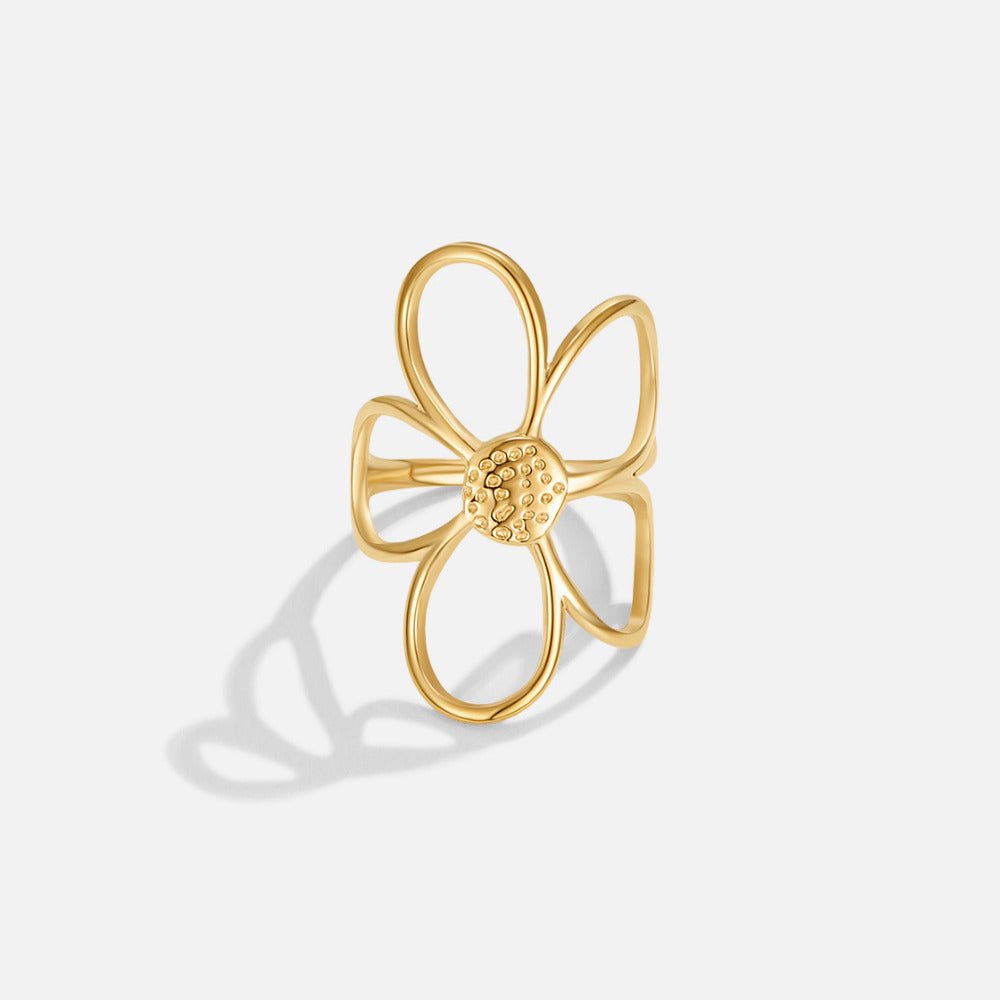 Golden Daisy Ring
