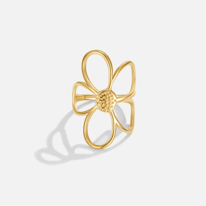 Golden Daisy Ring