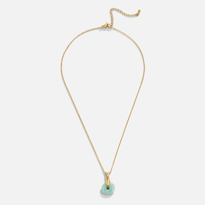 Goodluck Jade Green Pendant Necklace