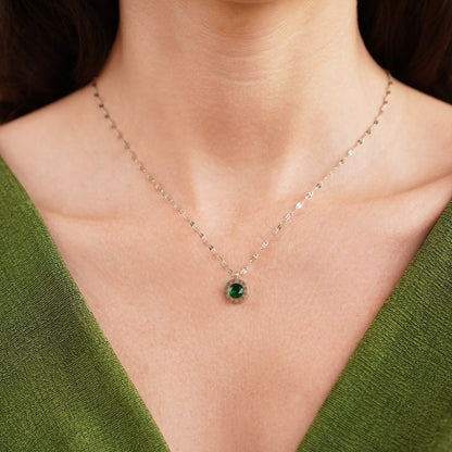 Athena Green Crystal Necklace