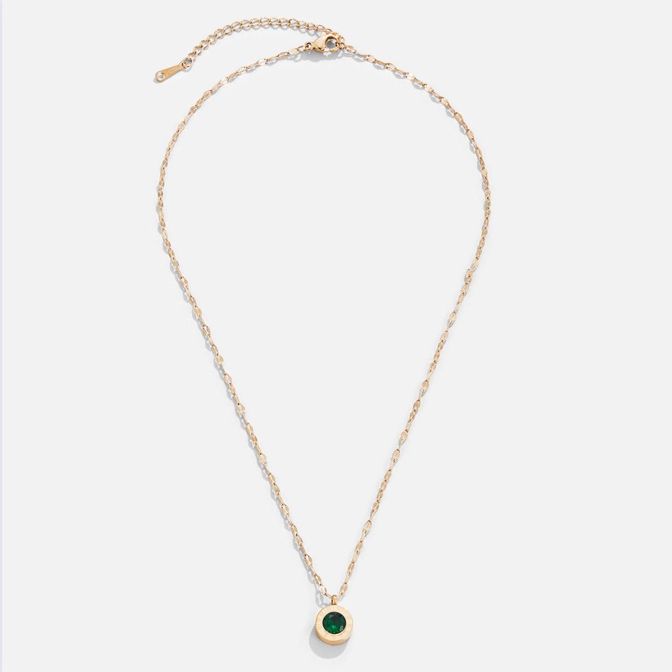 Athena Green Crystal Necklace