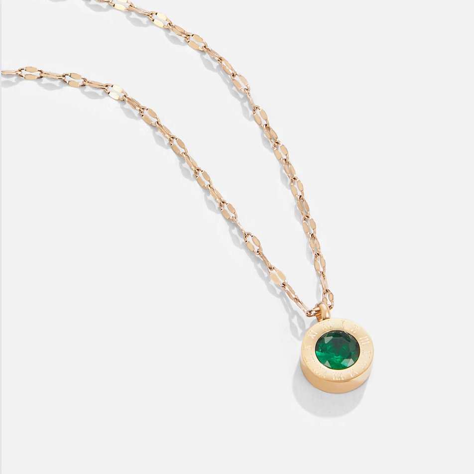 Athena Green Crystal Necklace
